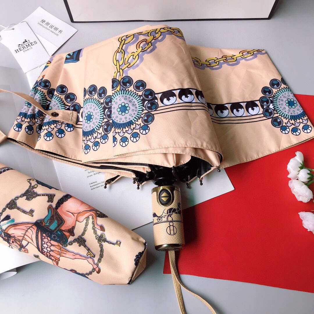 Hermes Fashion Folding Sun Umbrella H33461