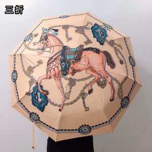 Hermes Fashion Folding Sun Umbrella H33461 - Default Title - View 1