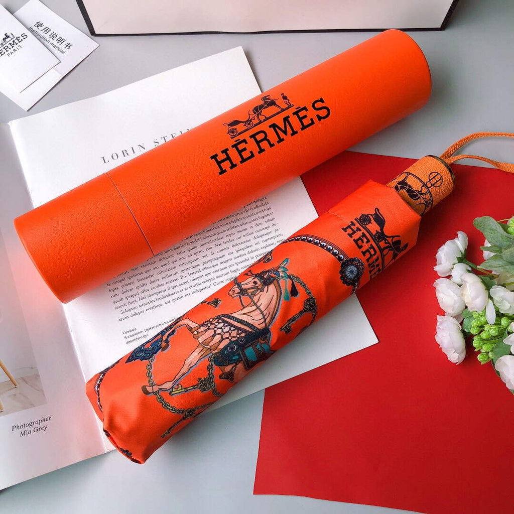 Hermes Fashion Folding Sun Umbrella H33462