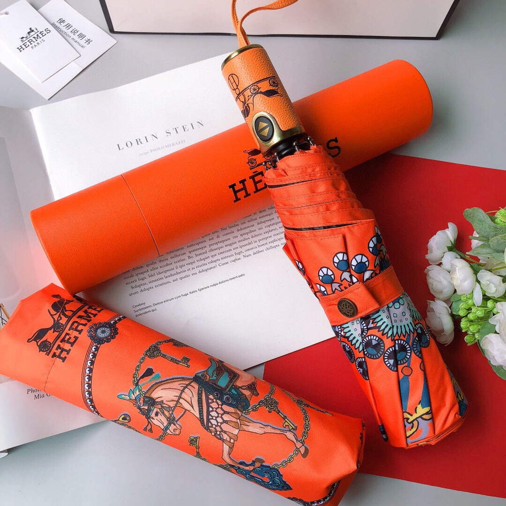 Hermes Fashion Folding Sun Umbrella H33462