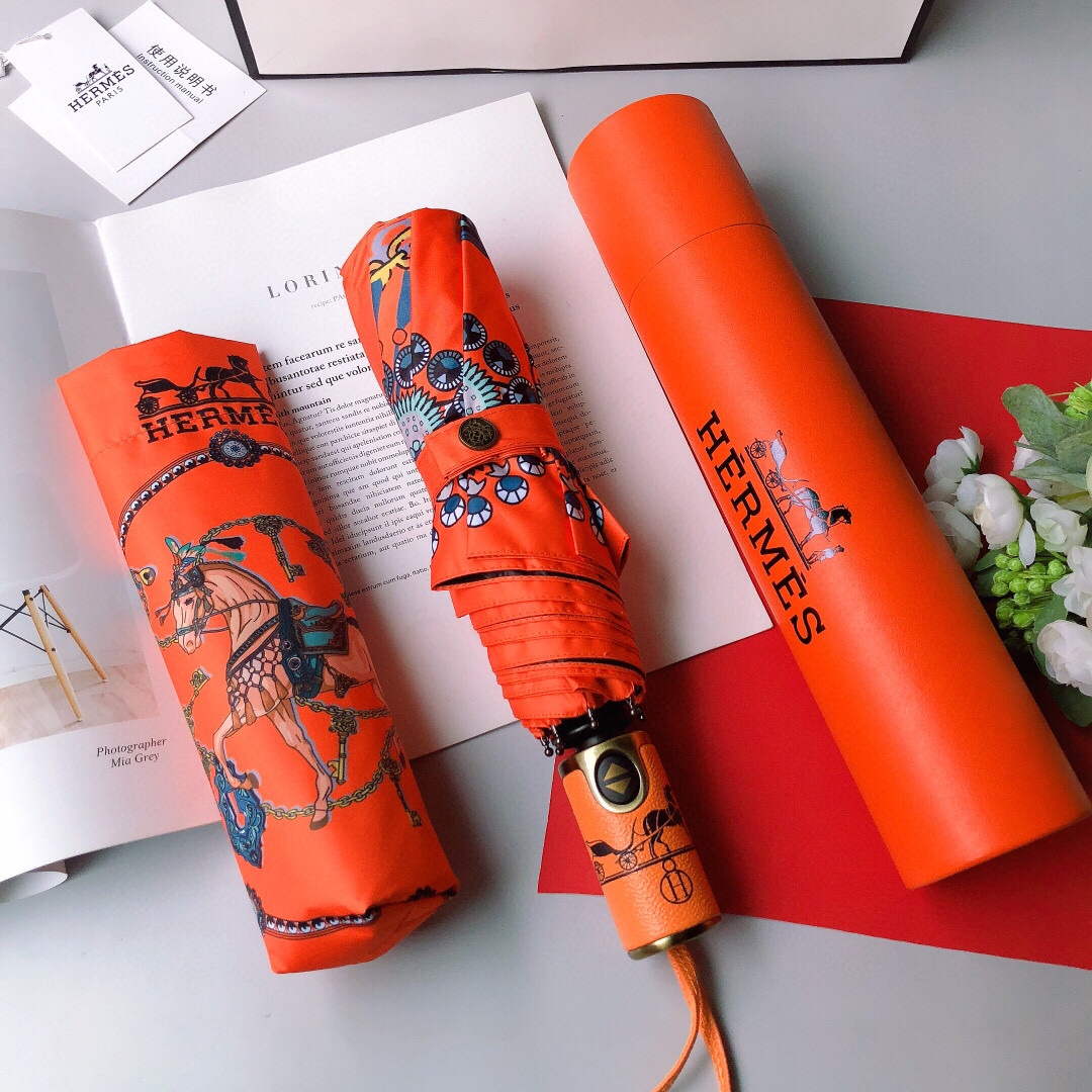 Hermes Fashion Folding Sun Umbrella H33462