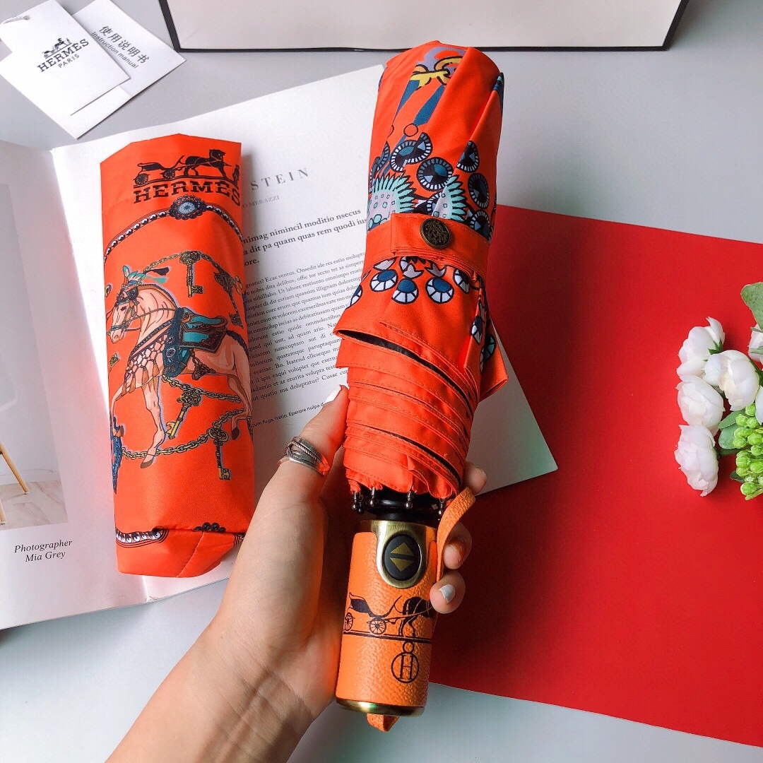 Hermes Fashion Folding Sun Umbrella H33462