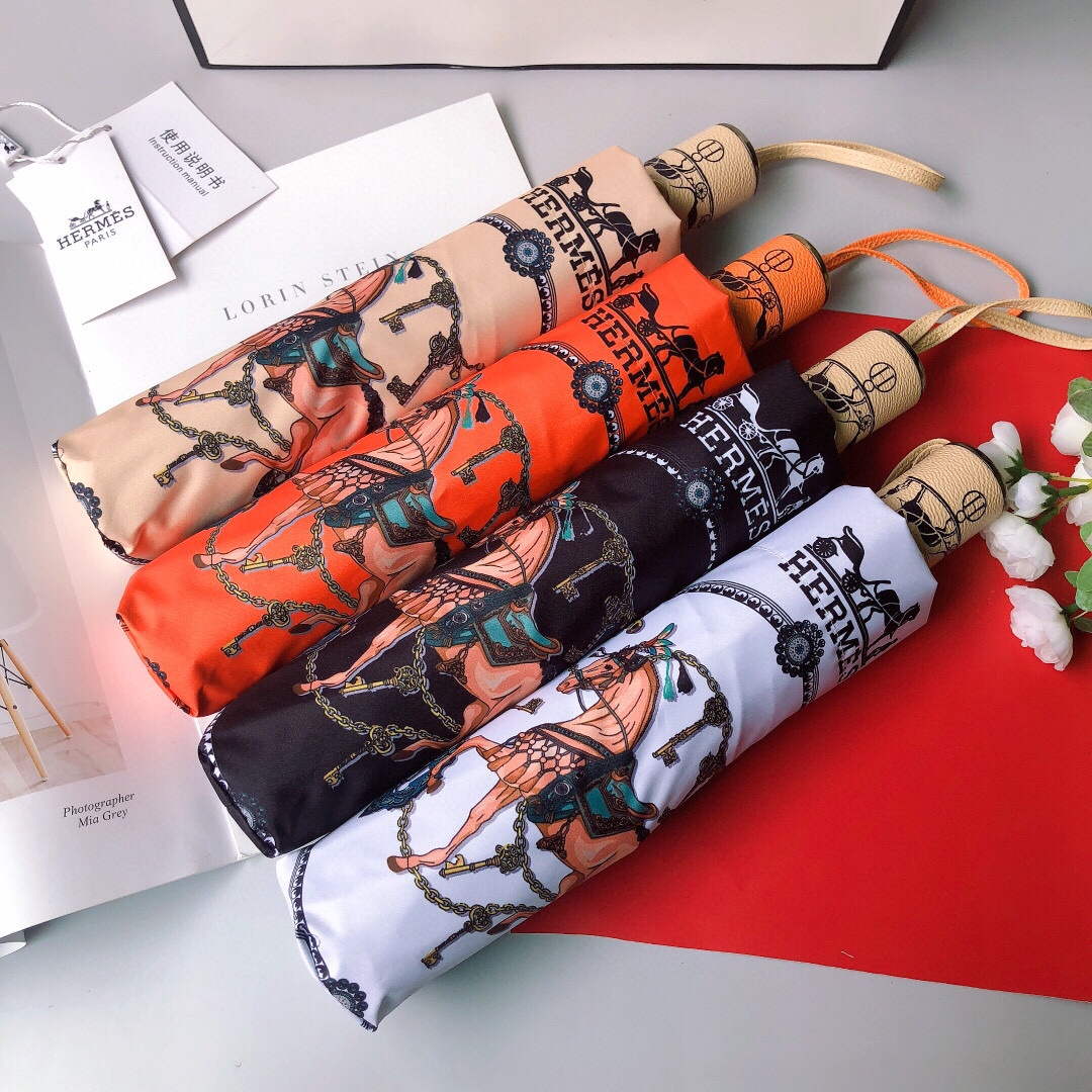 Hermes Fashion Folding Sun Umbrella H33463