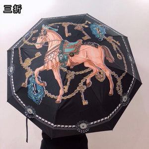 Hermes Fashion Folding Sun Umbrella H33463 - Default Title - View 1