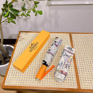 Hermes Fashion Folding Sun Umbrella H33464 - Default Title - View 3