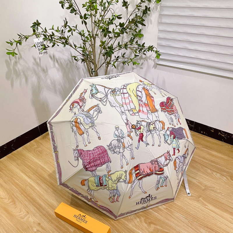 Hermes Fashion Folding Sun Umbrella H33464 - Default Title - View 1