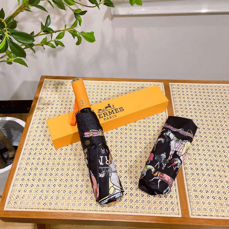 Hermes Fashion Folding Sun Umbrella H33465 - Default Title - View 4