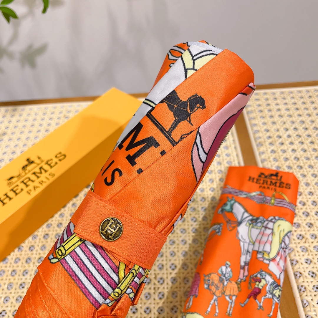 Hermes Fashion Folding Sun Umbrella H33466