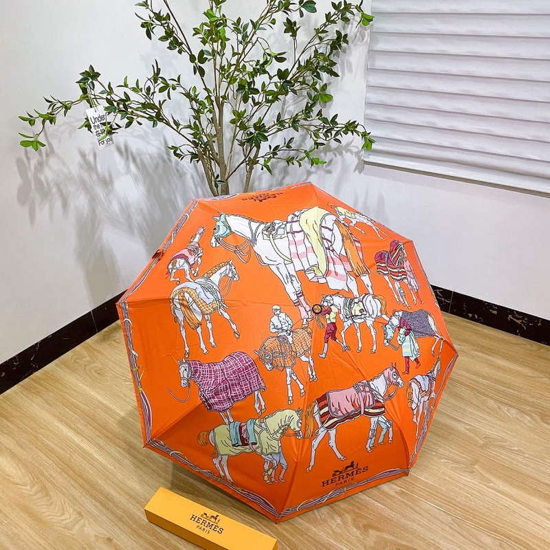 Hermes Fashion Folding Sun Umbrella H33466 - Default Title - View 1