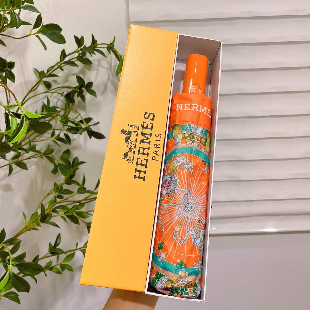 Hermes Fashion Folding Sun Umbrella H33467