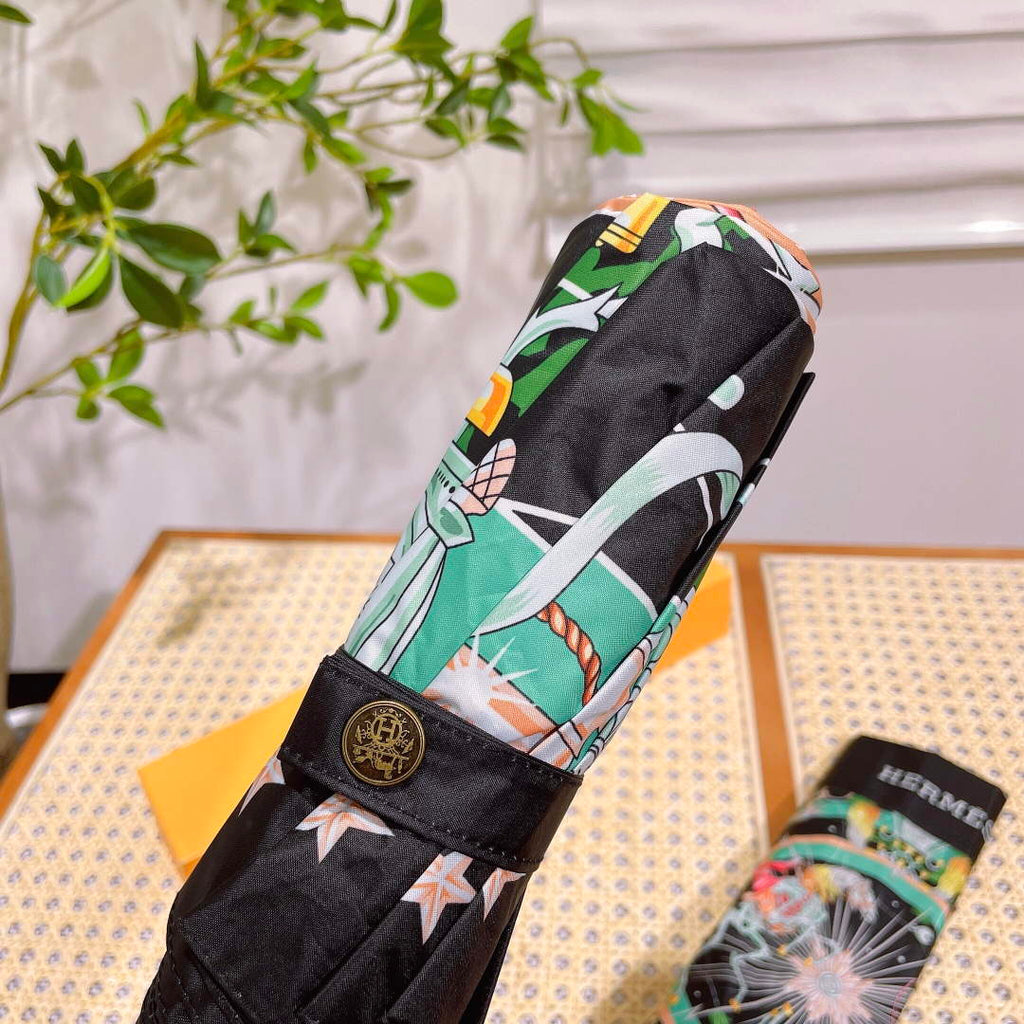 Hermes Fashion Folding Sun Umbrella H33468