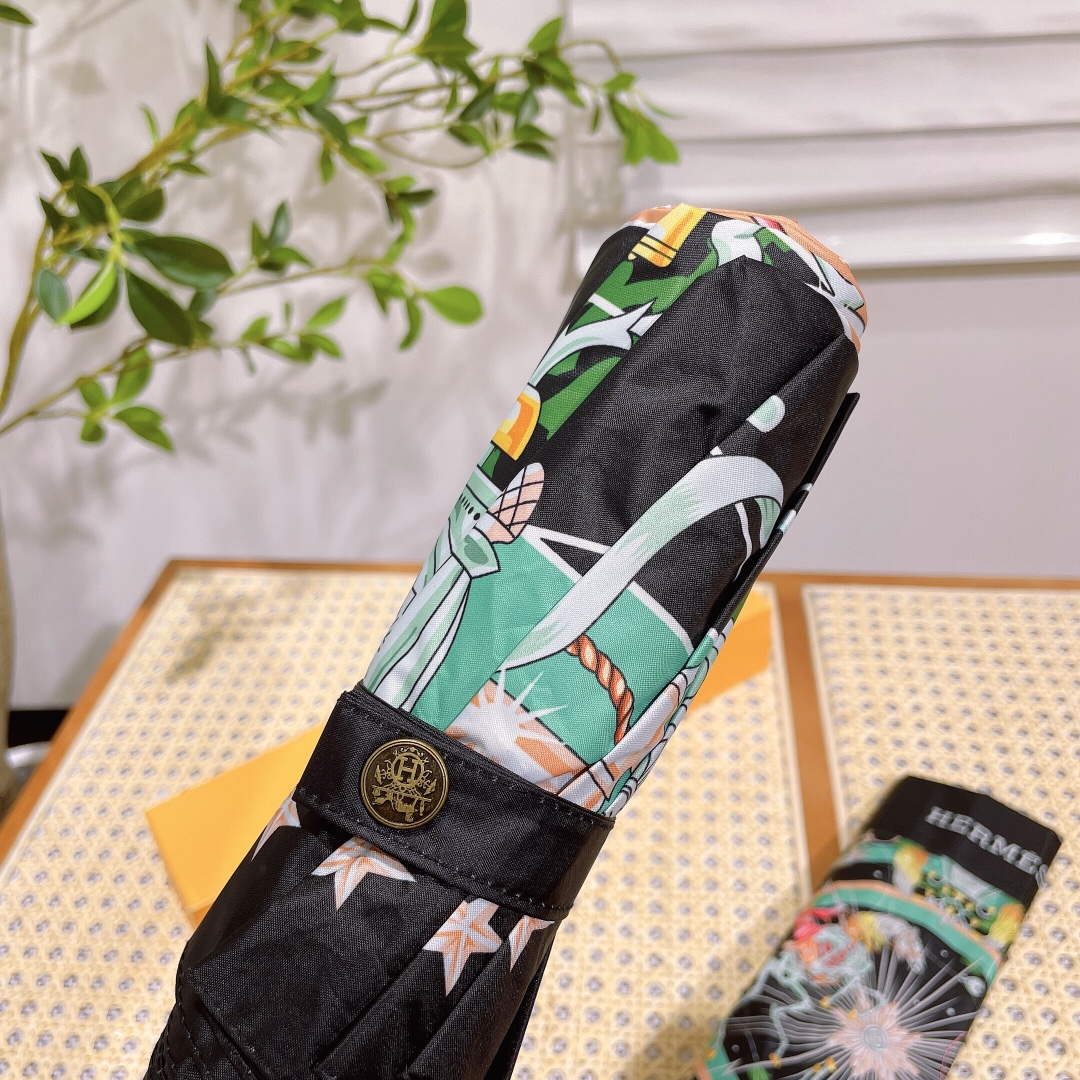 Hermes Fashion Folding Sun Umbrella H33468