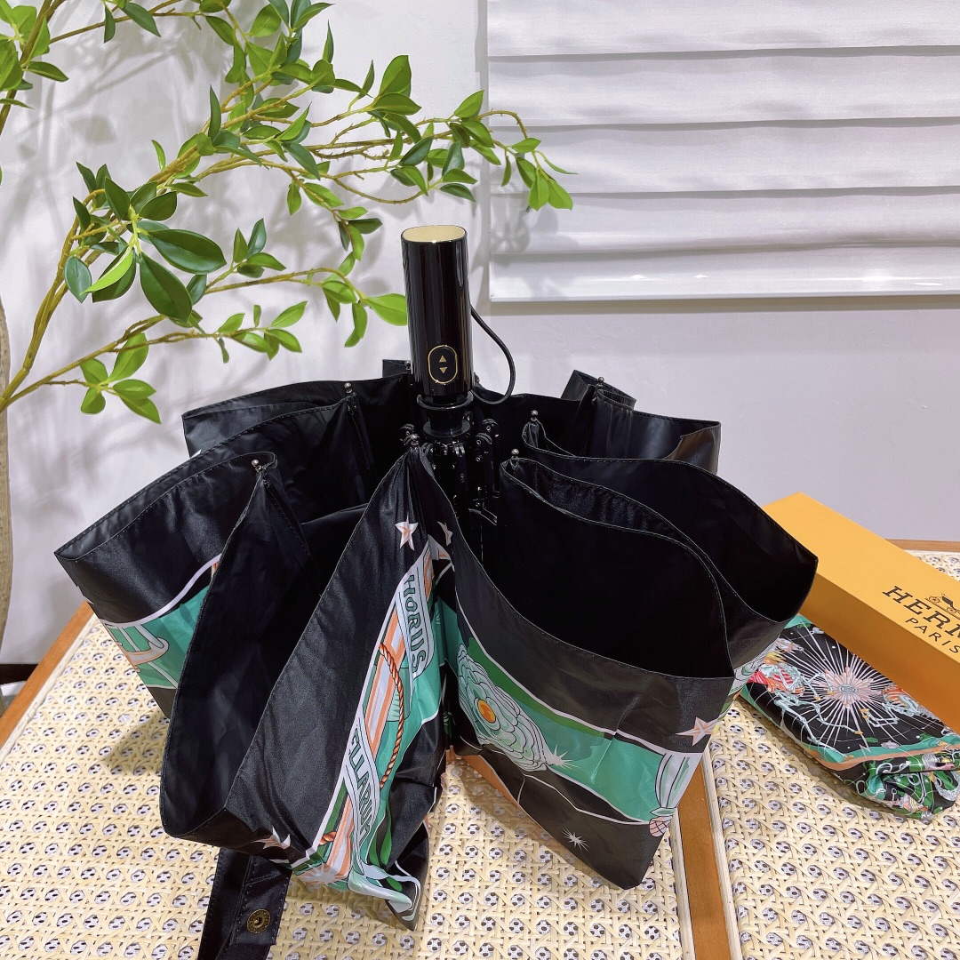 Hermes Fashion Folding Sun Umbrella H33468