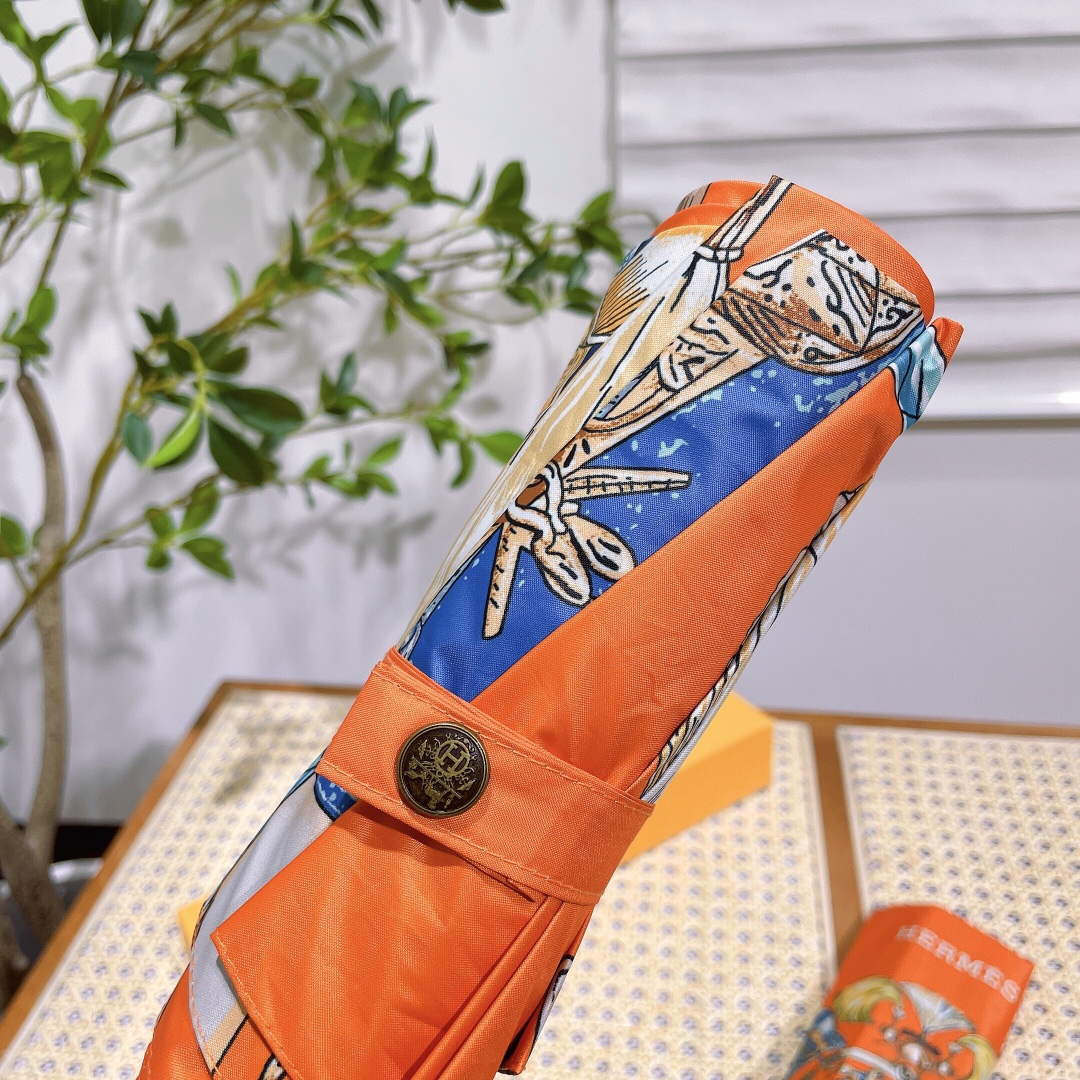 Hermes Fashion Folding Sun Umbrella H33470