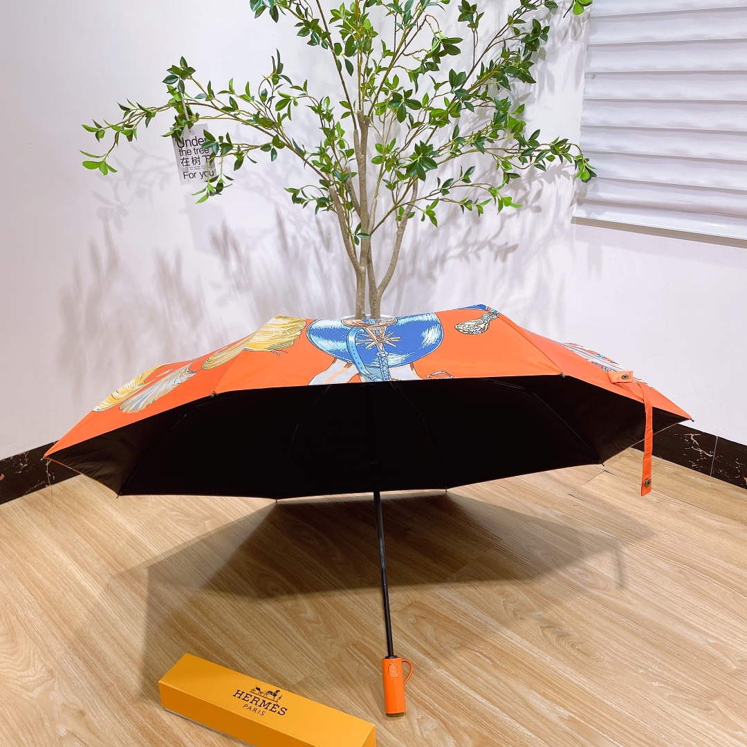 Hermes Fashion Folding Sun Umbrella H33470
