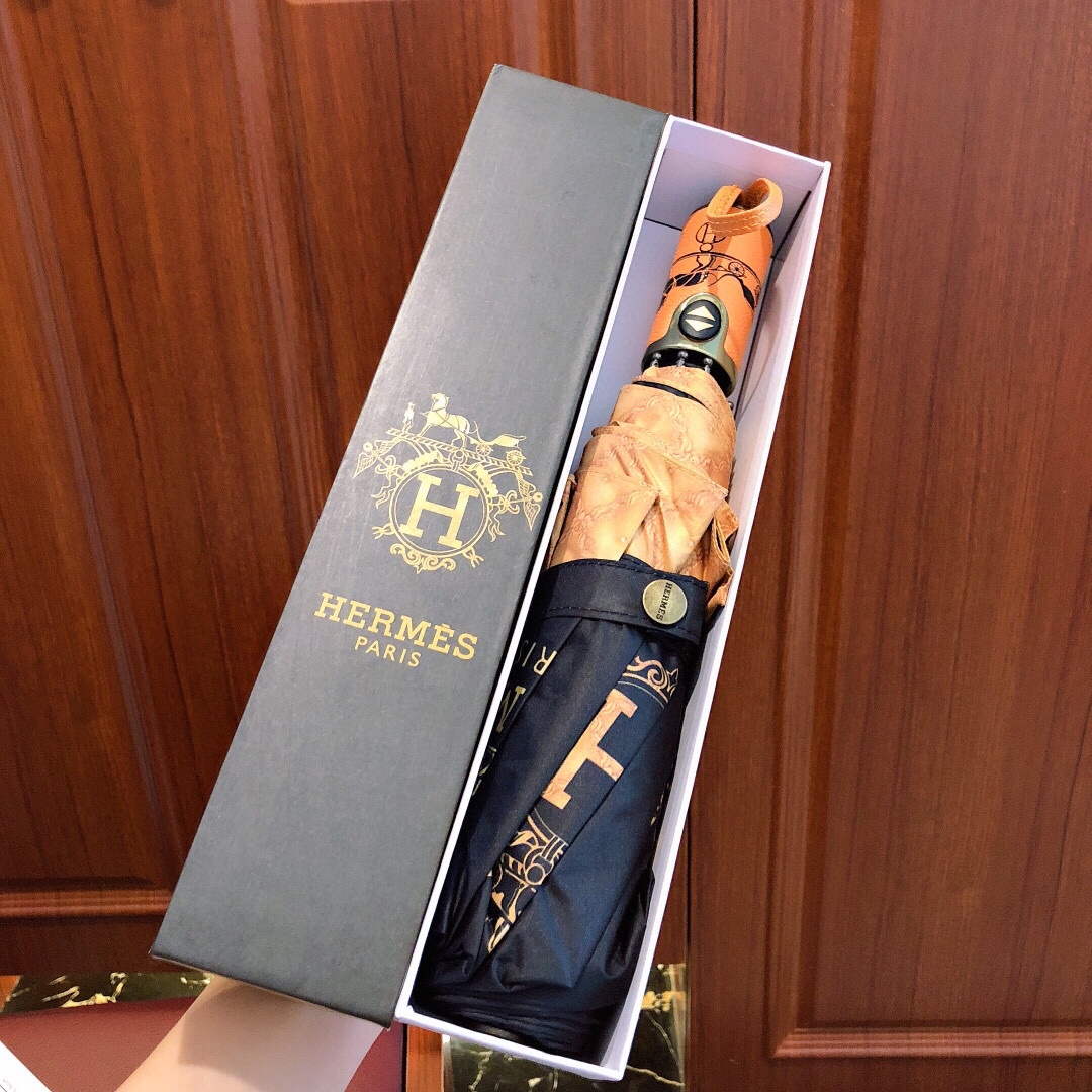 Hermes Fashion Folding Sun Umbrella H33472
