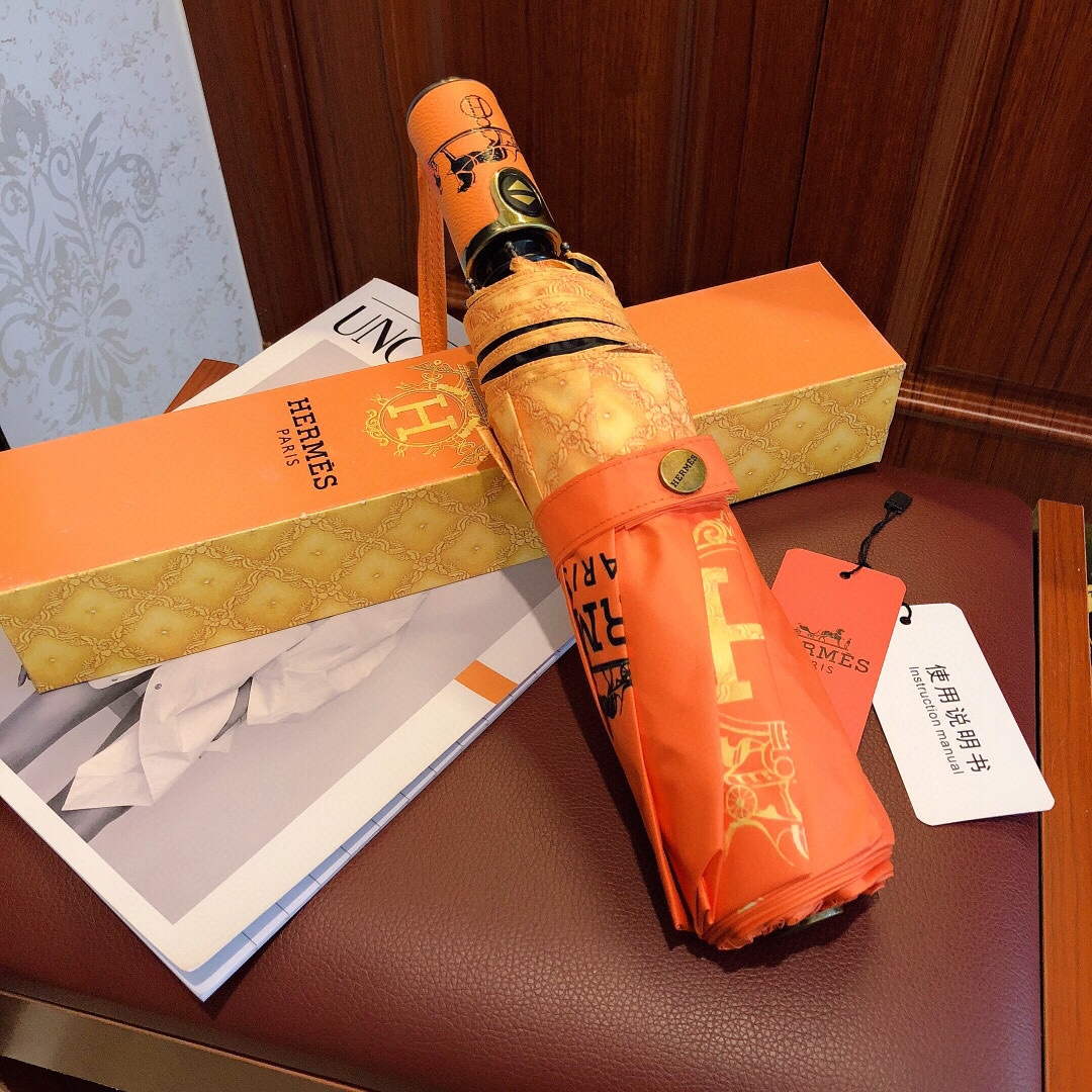 Hermes Fashion Folding Sun Umbrella H33473