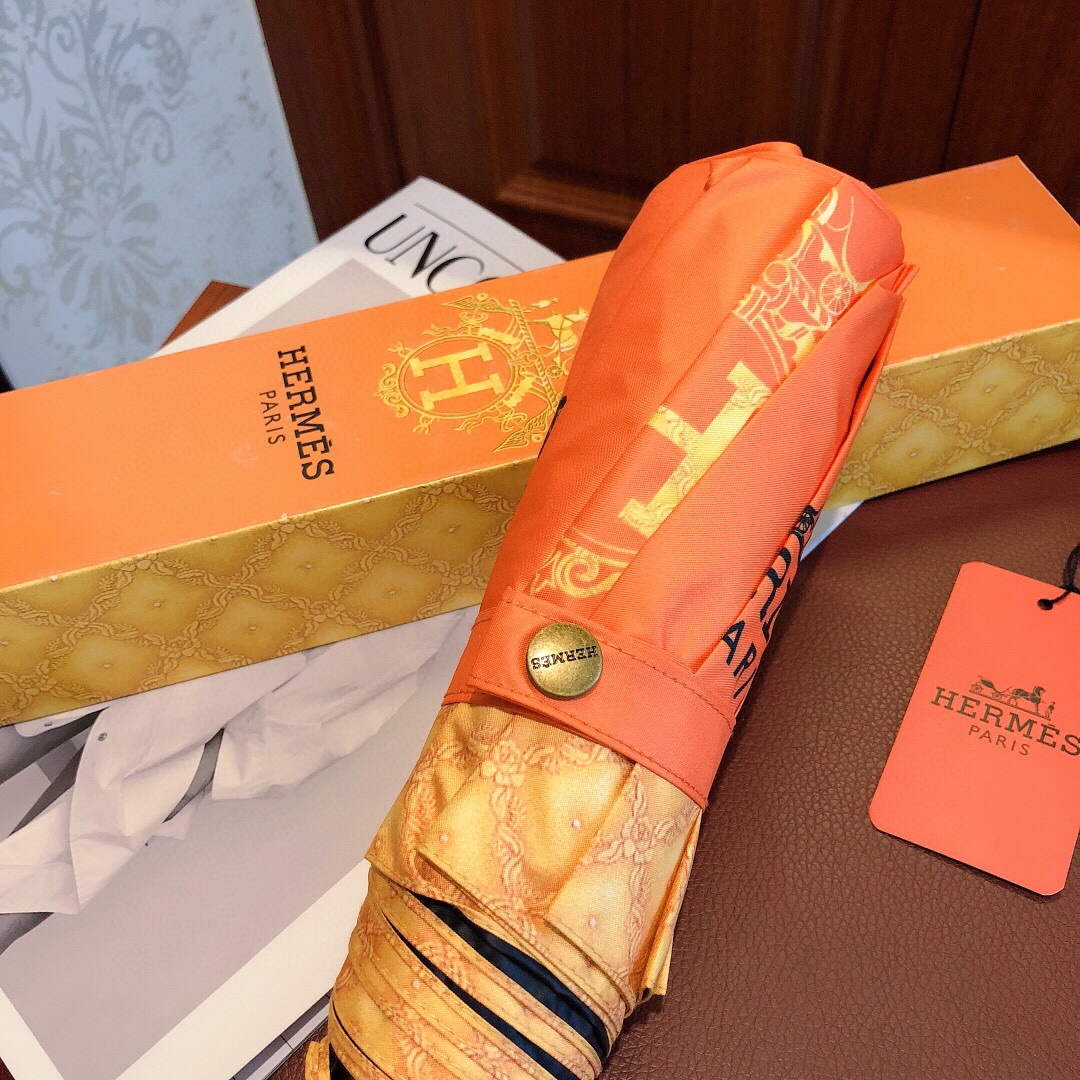 Hermes Fashion Folding Sun Umbrella H33473