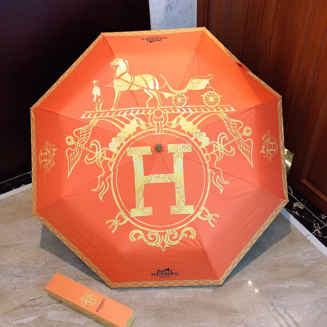 Hermes Fashion Folding Sun Umbrella H33473 - Default Title - View 1