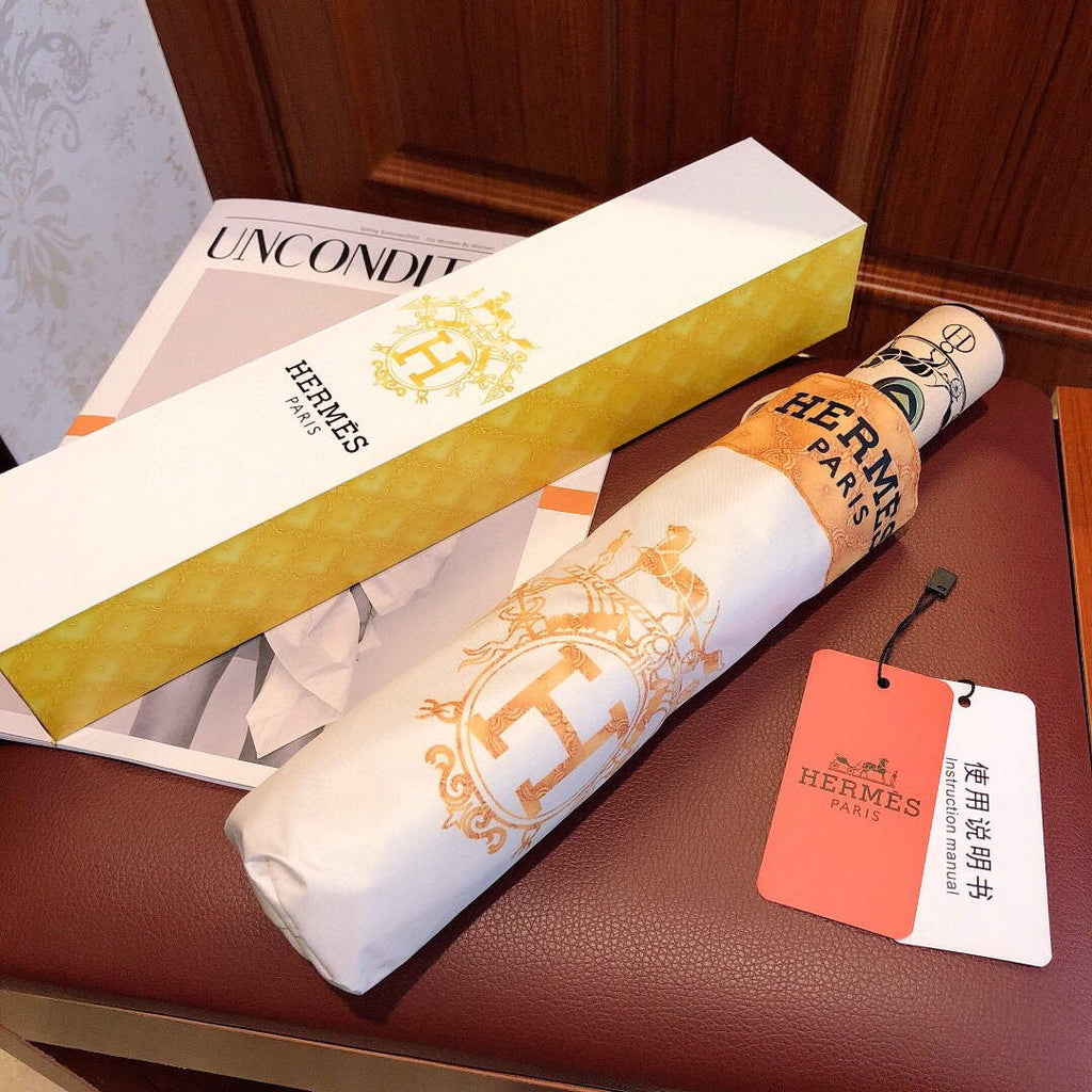 Hermes Fashion Folding Sun Umbrella H33474