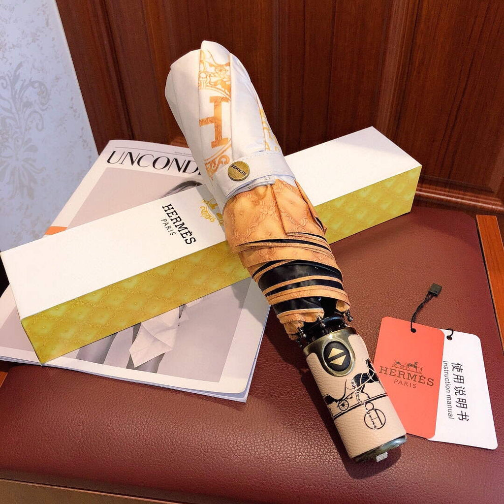 Hermes Fashion Folding Sun Umbrella H33474