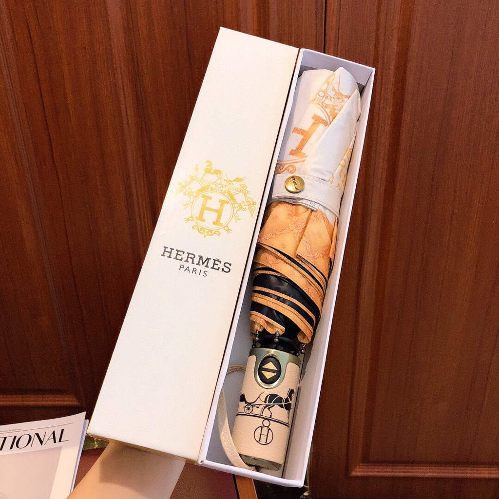 Hermes Fashion Folding Sun Umbrella H33474