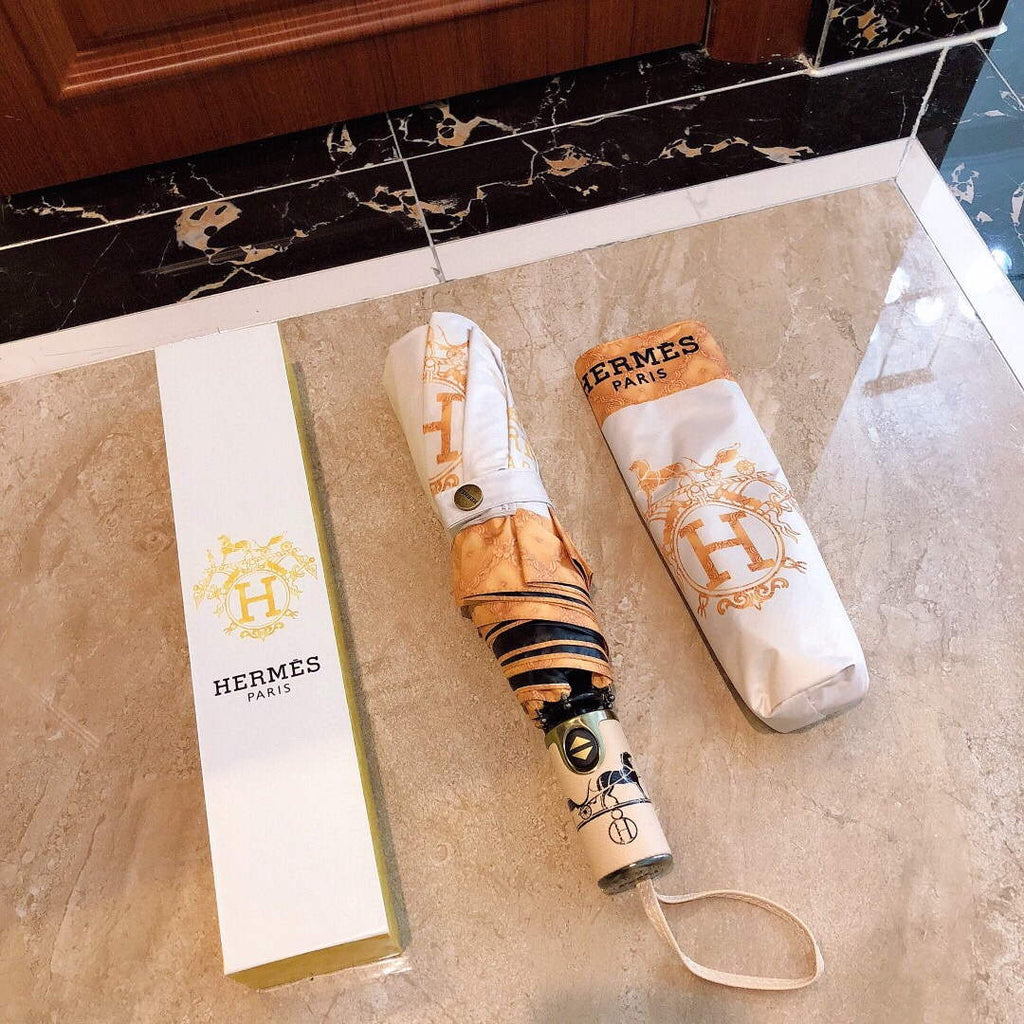 Hermes Fashion Folding Sun Umbrella H33474