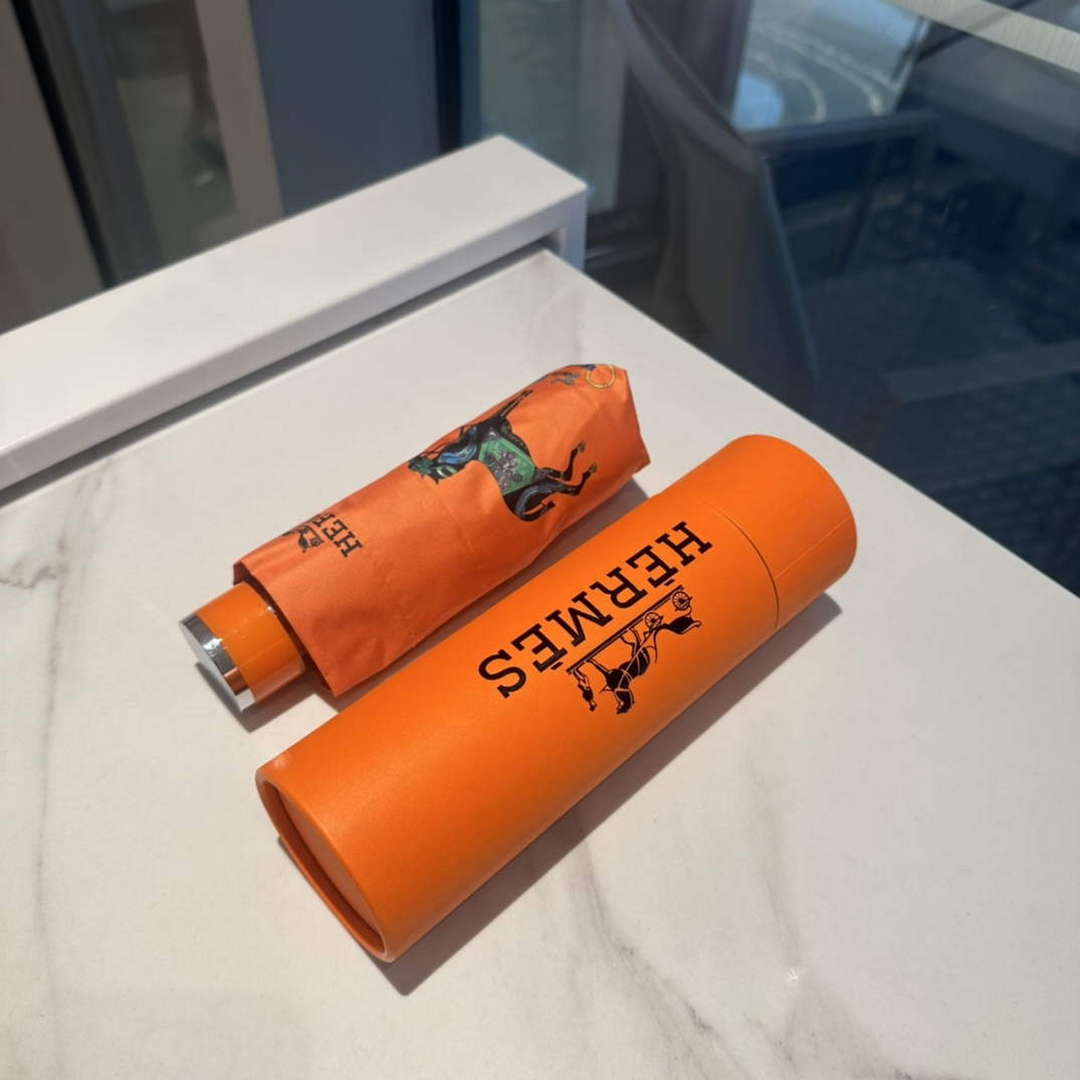 Hermes Fashion Folding Sun Umbrella H33477