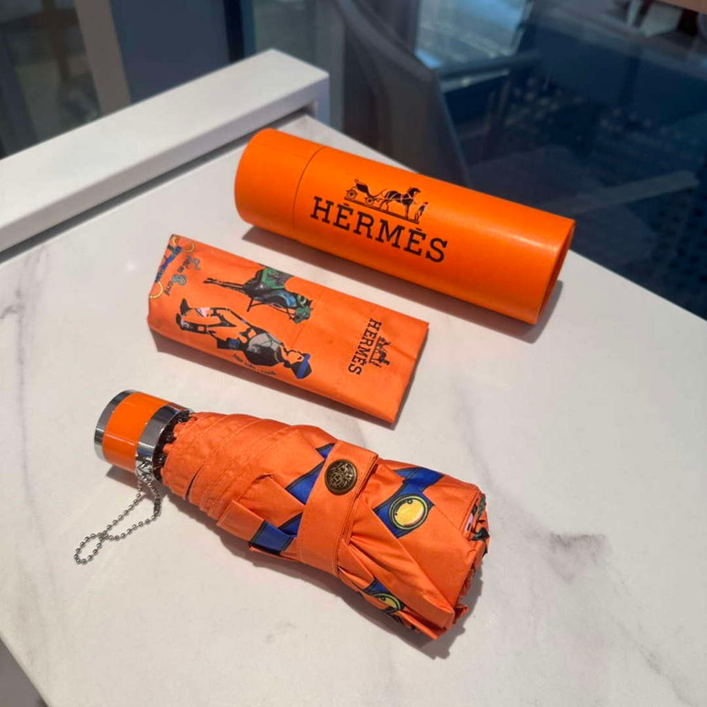 Hermes Fashion Folding Sun Umbrella H33477