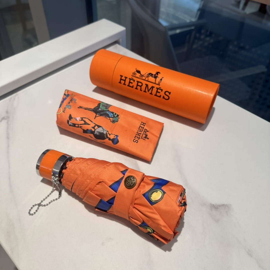 Hermes Fashion Folding Sun Umbrella H33477