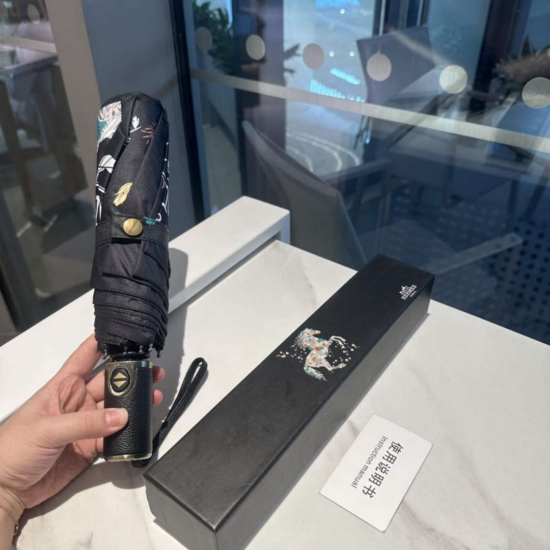 Hermes Fashion Folding Sun Umbrella H33478