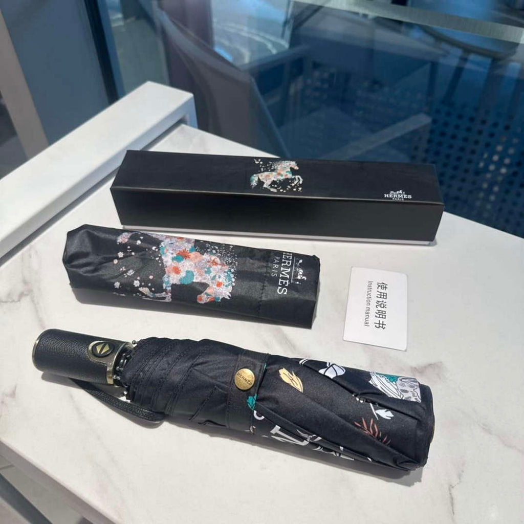 Hermes Fashion Folding Sun Umbrella H33478