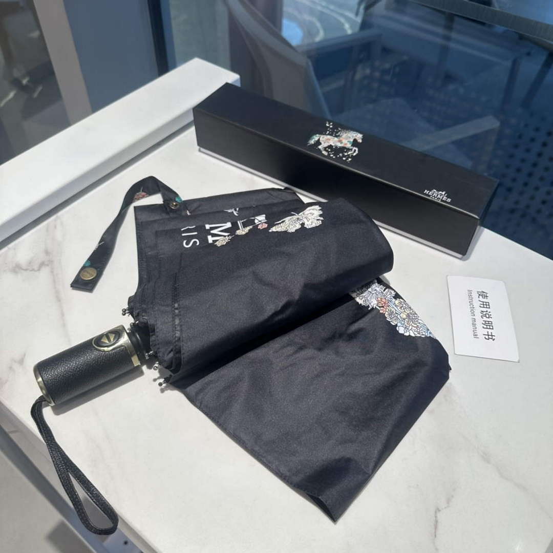 Hermes Fashion Folding Sun Umbrella H33478