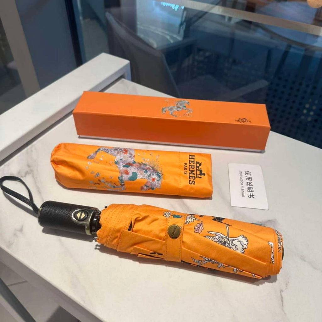 Hermes Fashion Folding Sun Umbrella H33480