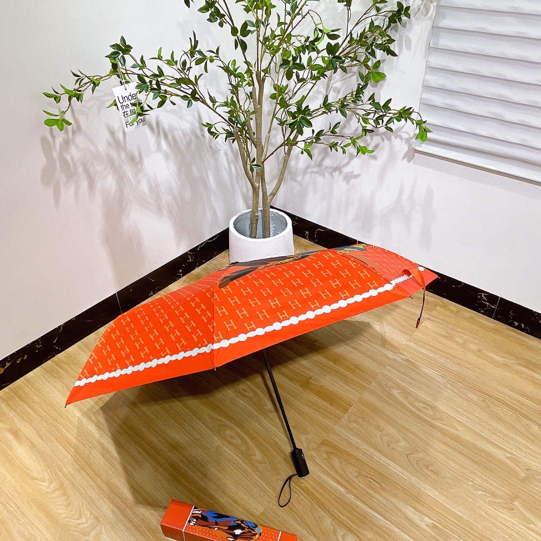Hermes Fashion Folding Sun Umbrella H33481