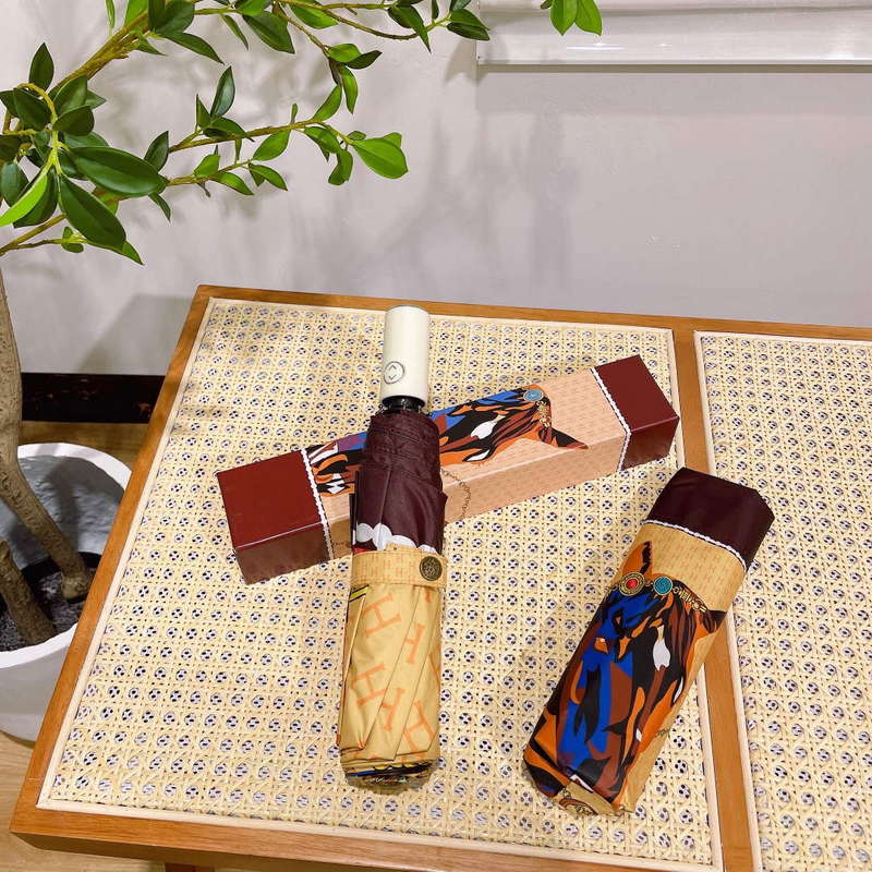 Hermes Fashion Folding Sun Umbrella H33482