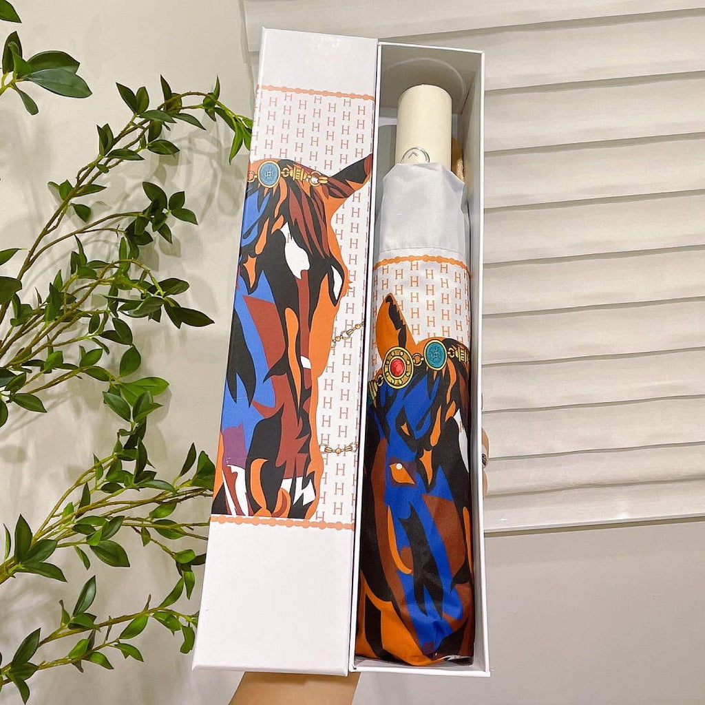 Hermes Fashion Folding Sun Umbrella H33483