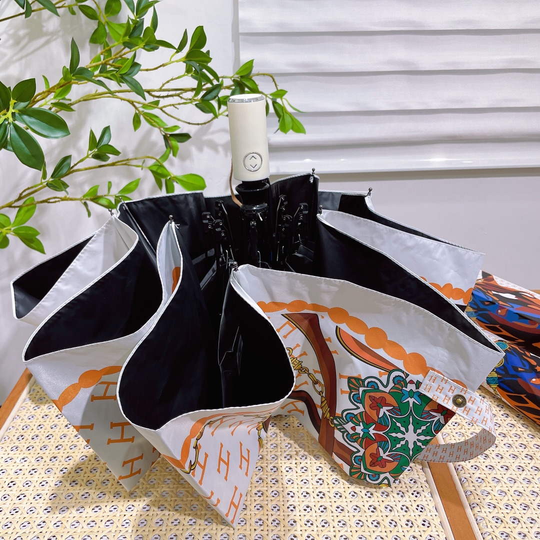 Hermes Fashion Folding Sun Umbrella H33483