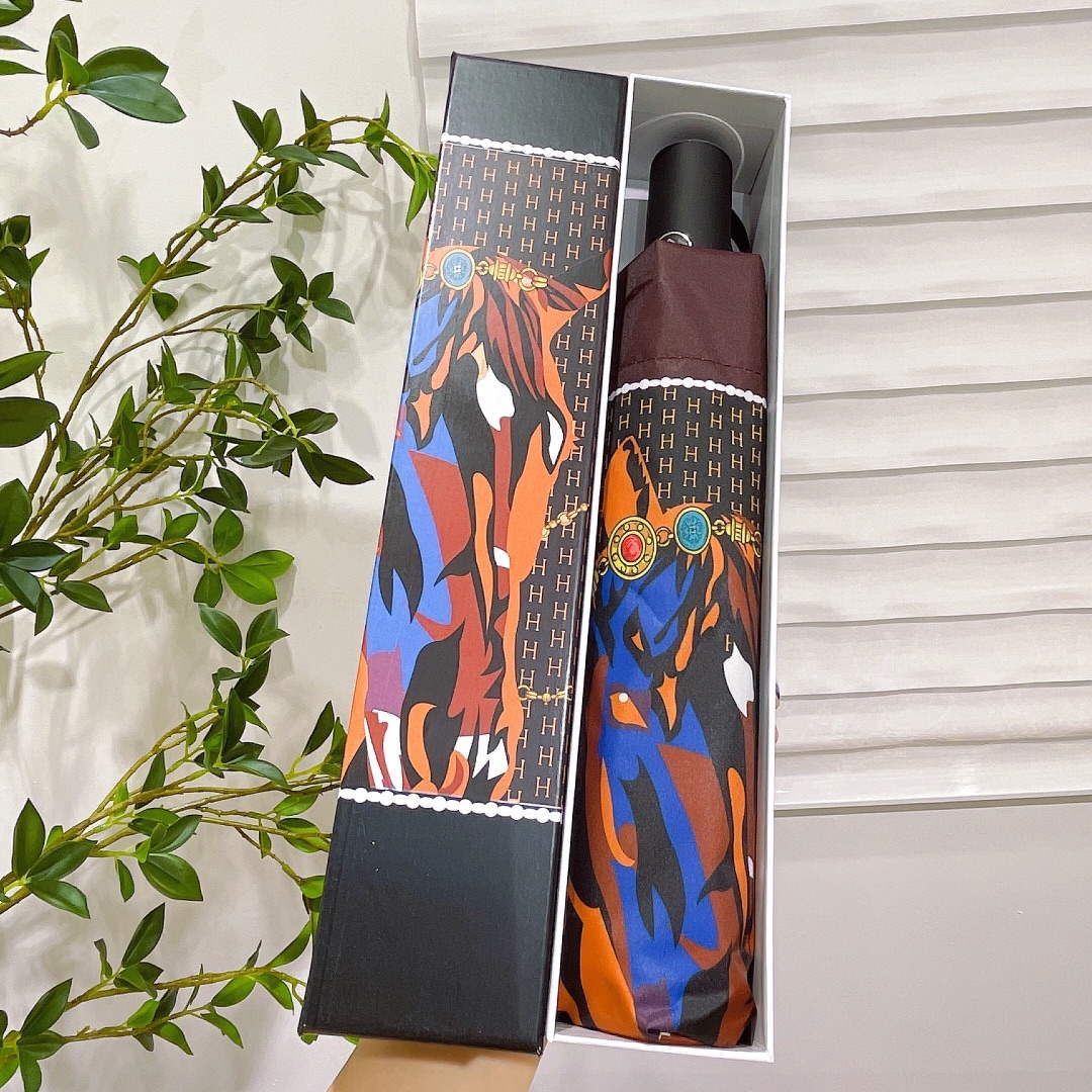 Hermes Fashion Folding Sun Umbrella H33484