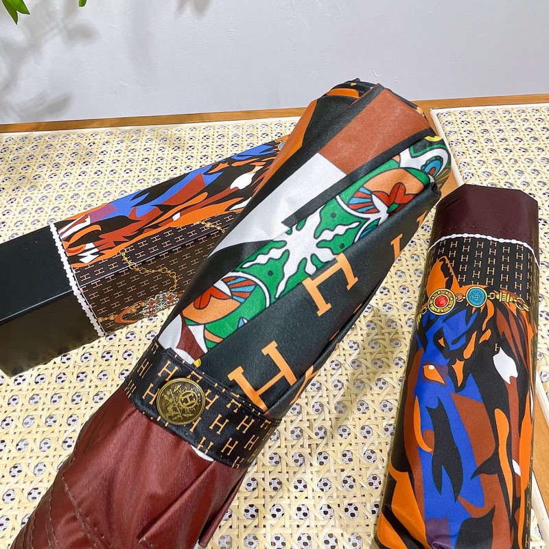 Hermes Fashion Folding Sun Umbrella H33484
