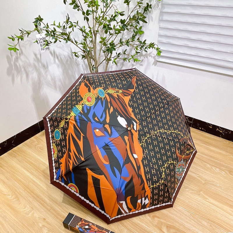 Hermes Fashion Folding Sun Umbrella H33484 - Default Title - View 1