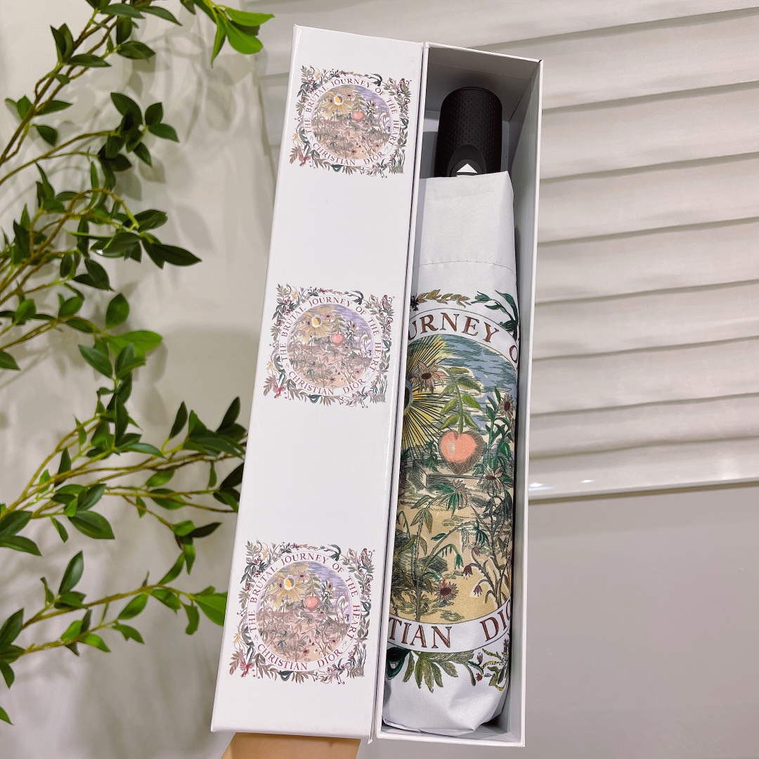 Dior Fashion Folding Sun Umbrella D77224