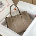 Hermes Gray Togo Medium Garden Party 36cm Bag H239057 - Default Title - View 1