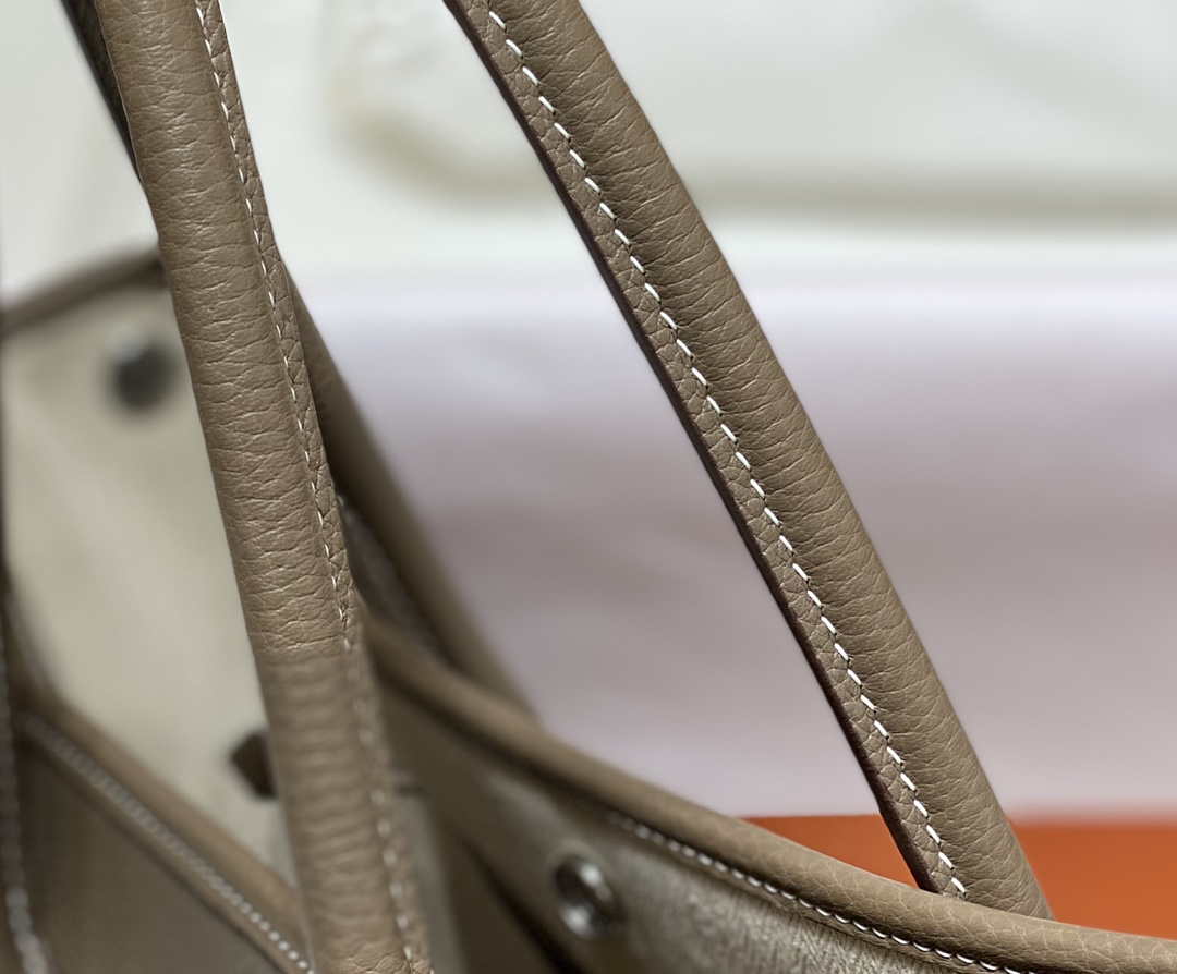 Hermes Gray Togo Medium Garden Party 36cm Bag H239057