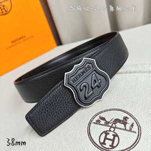Hermes H010636UK89 On the Road belt buckle & Cache-Tout leather strap 38 mm H88001 - '--Please Select-- / Brown - View 6