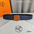 Hermes H010636UK89 On the Road belt buckle & Cache-Tout leather strap 38 mm H88004