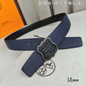 Hermes H010636UK89 On the Road belt buckle & Cache-Tout leather strap 38 mm H88004 - '--Please Select-- / Brown - View 4