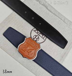 Hermes H010636UK89 On the Road belt buckle & Cache-Tout leather strap 38 mm H88004 - '--Please Select-- / Brown - View 7