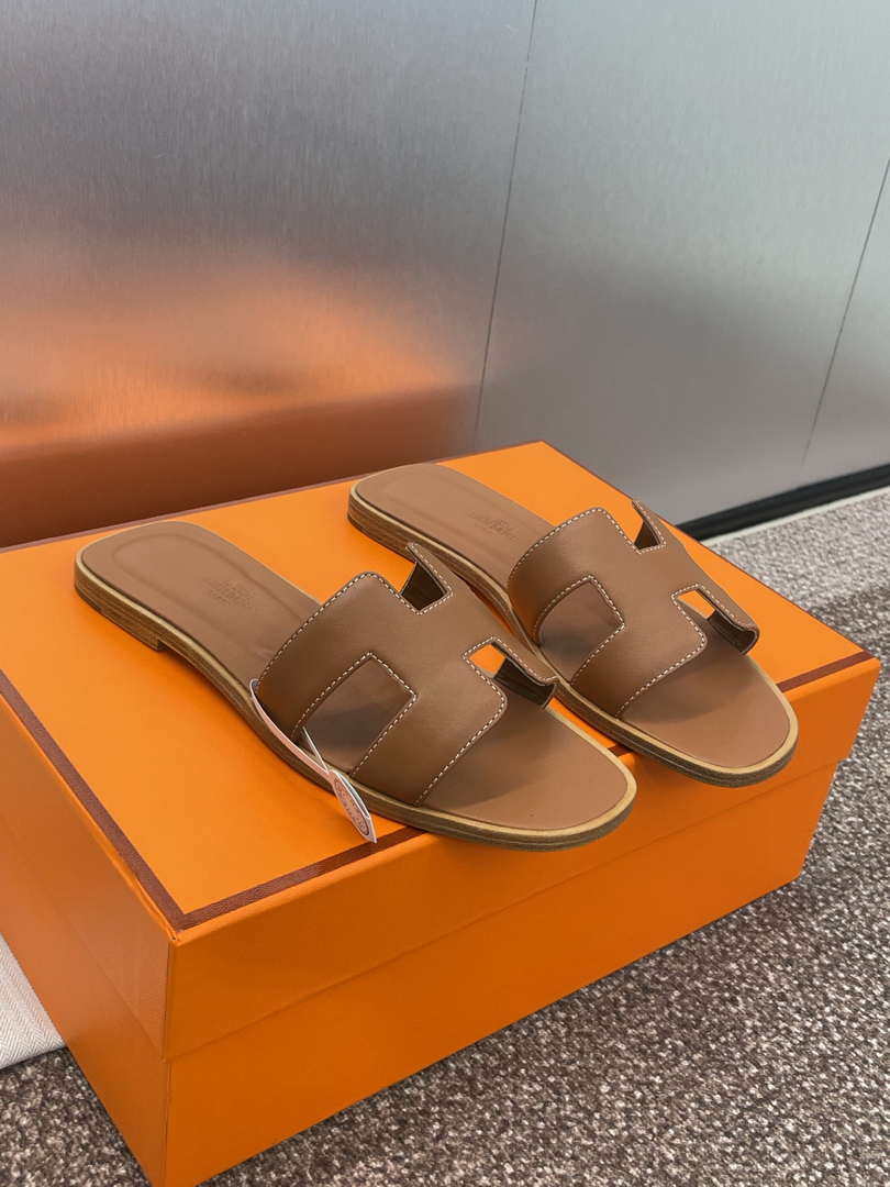 Hermes H021056Zv03340 Women Oran Sandal H33617