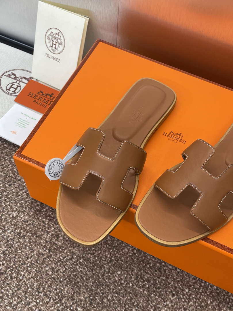 Hermes H021056Zv03340 Women Oran Sandal H33617
